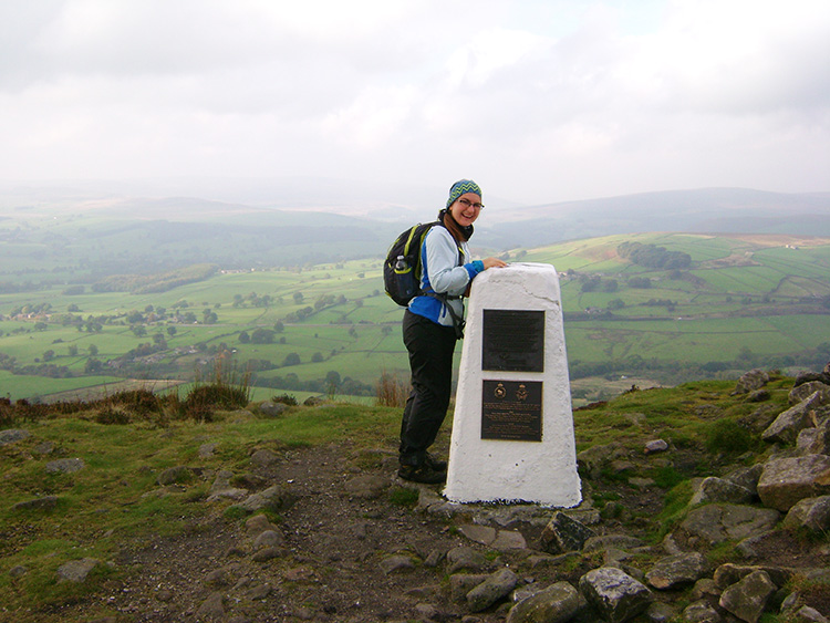 Liisi on Beamsley Beacon