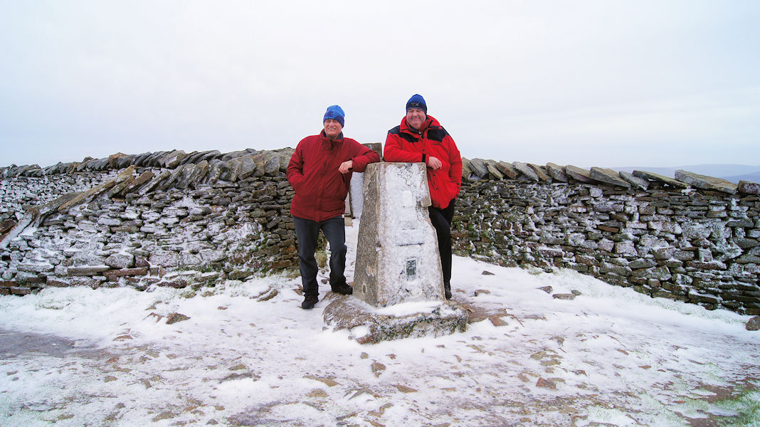 On the summit of Whernside