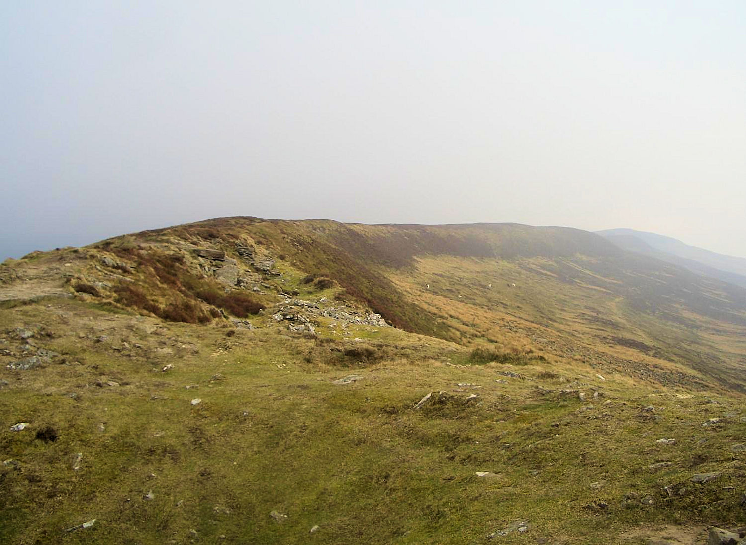 The Chwarel y Fan summit ridge