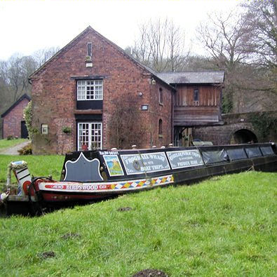 Froghall Wharf and trip boat Birdswood