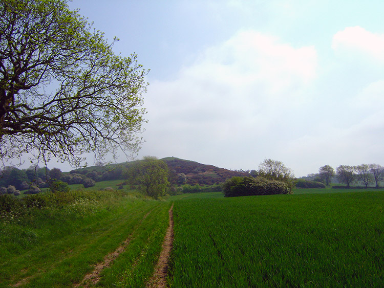 Approaching Burrough Hill