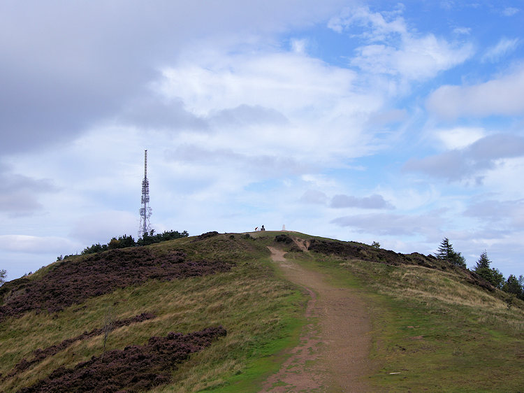 Approaching the summit of the Wrekin