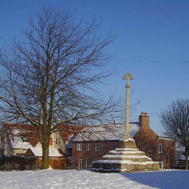 The town cross in Muston