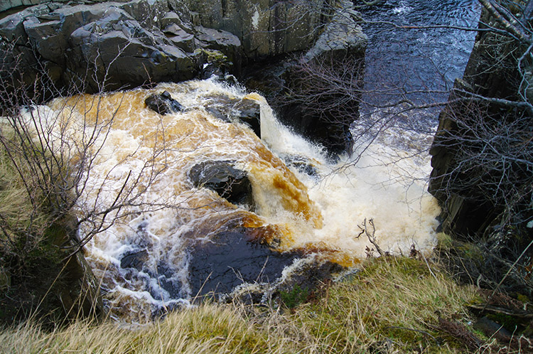 The River Tees plunges over High Force