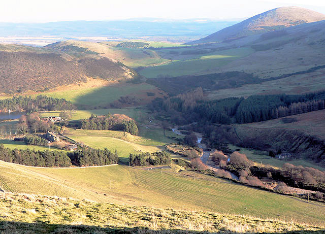 View to Yeavering and the Millfield plain