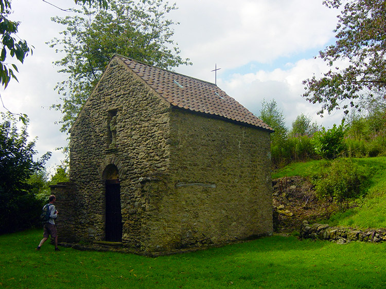 The secluded church at Scotch Corner