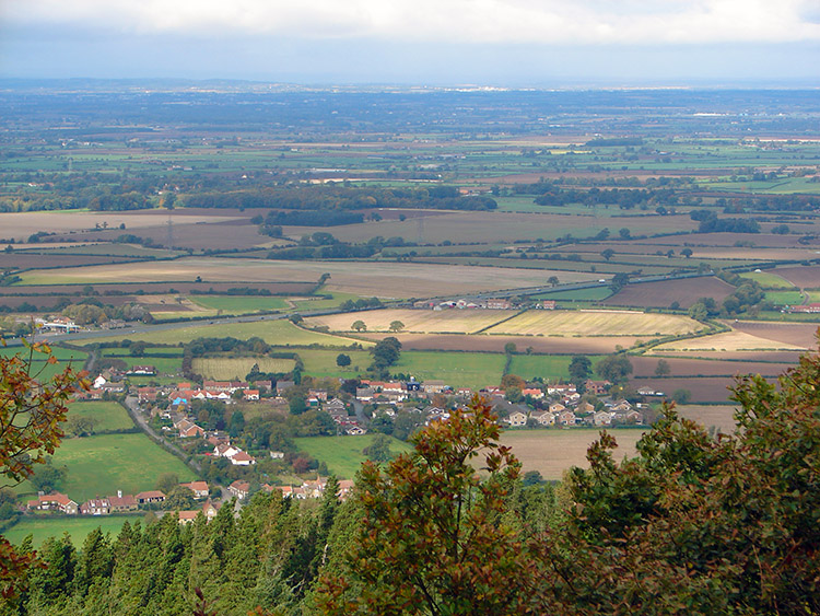 Looking over the Vale of Mowbray