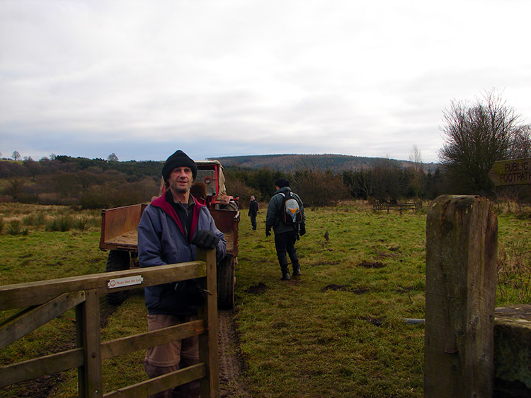 Setting off from Hawnby Village