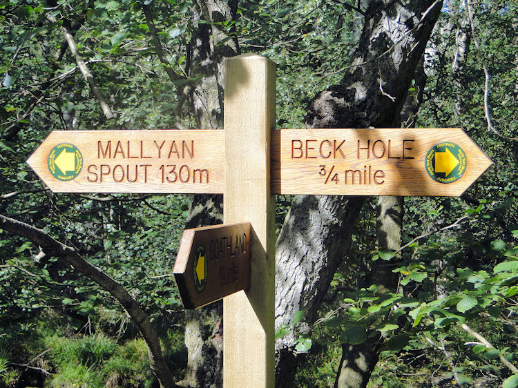 Signpost to Mallyan Spout