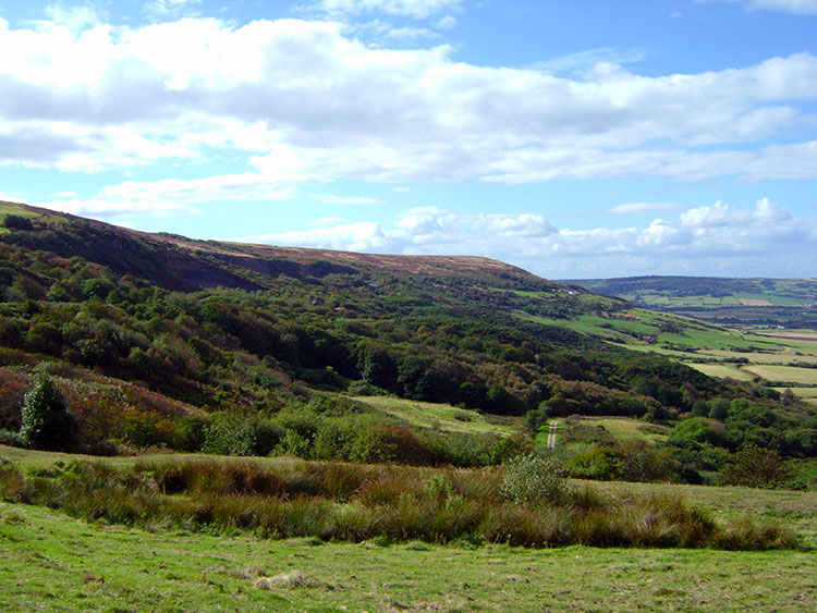 The Cleveland Way north from Ravenscar