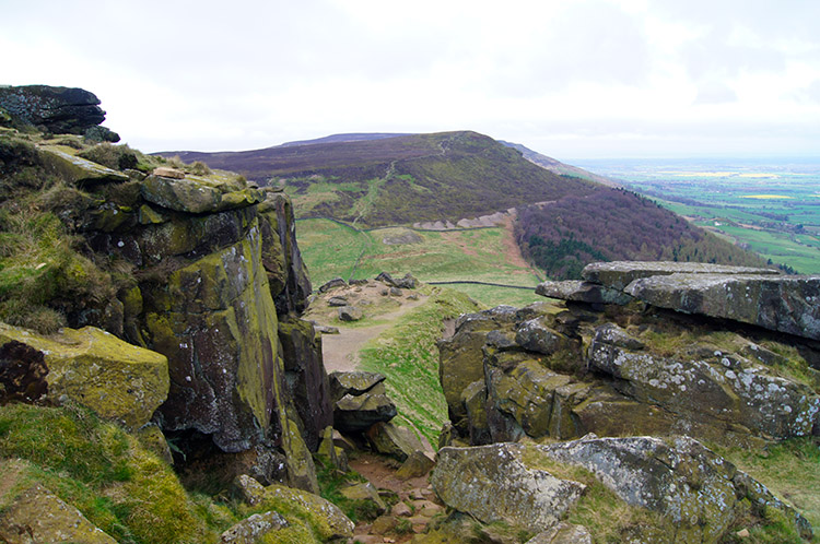 Coast to Coast path through Wain Stones