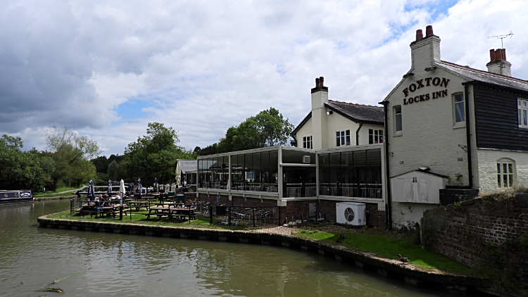 Foxton Locks is a popular haunt