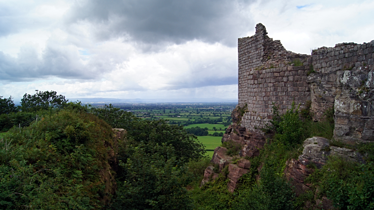 View from Beeston Castle