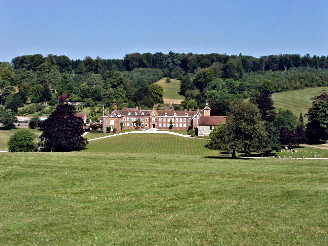 View to Stonor House from the Deer Park