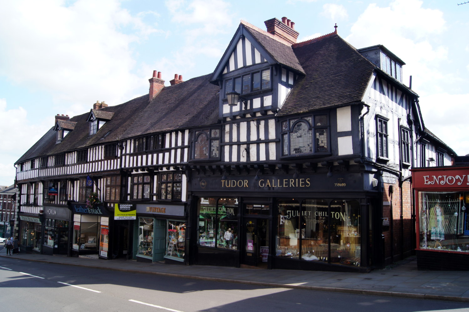 Tudor architecture in Shrewsbury