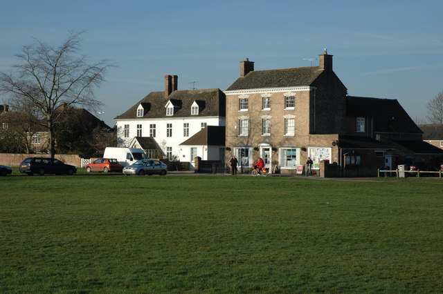 Post Office and village green, Frampton on Severn