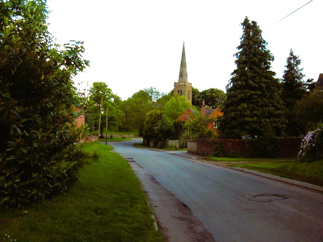 Naseby village and church