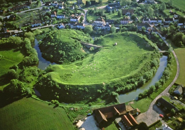 The extent of Pleshey Castle