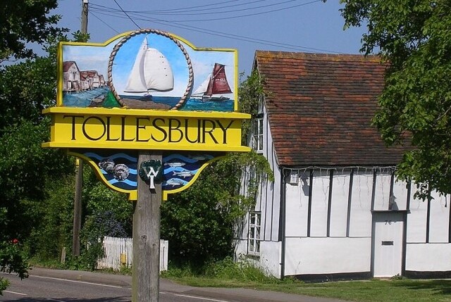 Tollesbury village sign