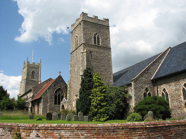 St Mary's church and St Michael's church, Reepham