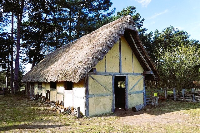 A hut in West Stow Anglo-Saxon Village