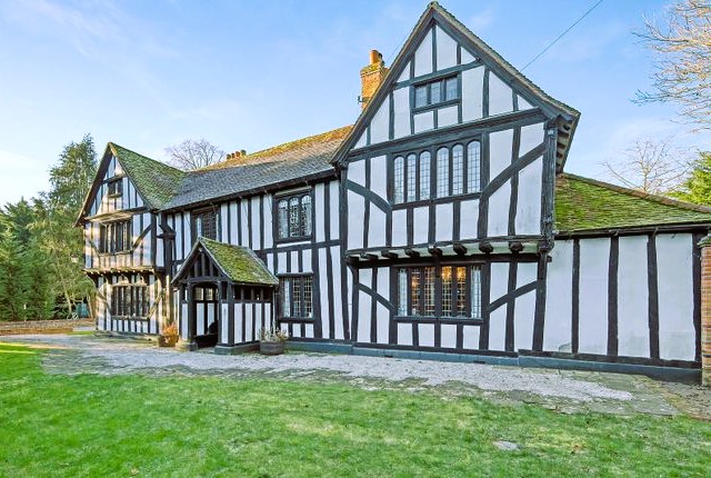 A timber-framed house in Rushley Green