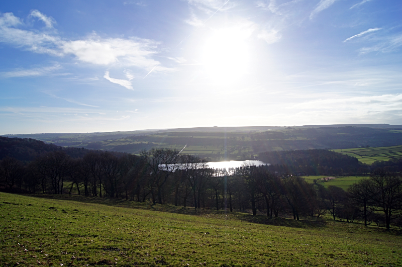 The view from Onesmoor to Agden Reservoir