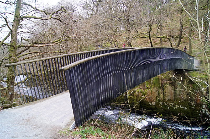 Footbridge near Skelwith Force