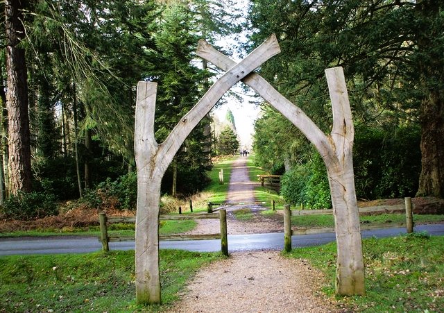 Entrance to Blackwater Arboretum