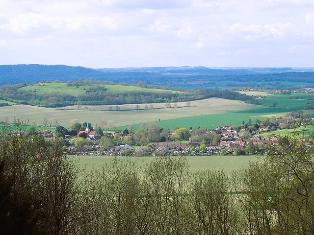 View to South Harting from Harting Downs