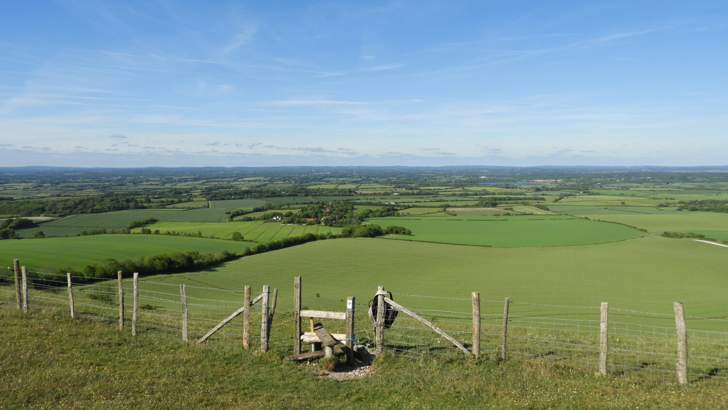 The view from Bostal Hill