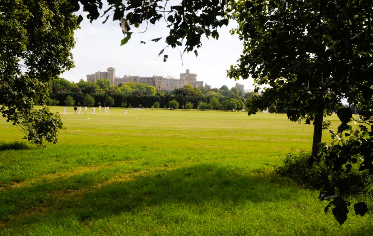 View of Windsor Castle from Home Park