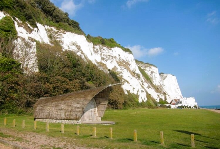 White cliffs at St Margaret's Bay