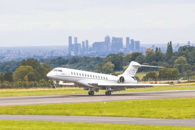 Taking off from Biggin Hill