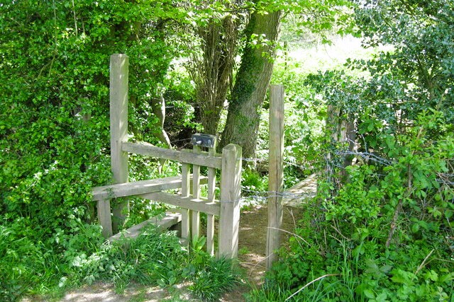 Stile leading to Glover Wood