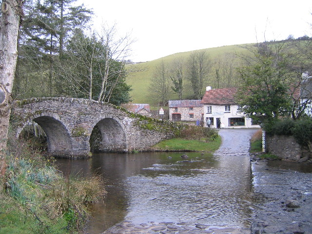 Malmsmead Bridge and the old ford