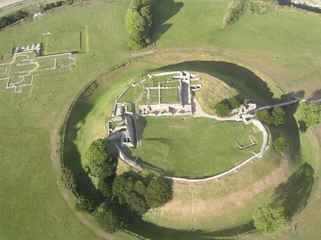 Overhead view of Old Sarum
