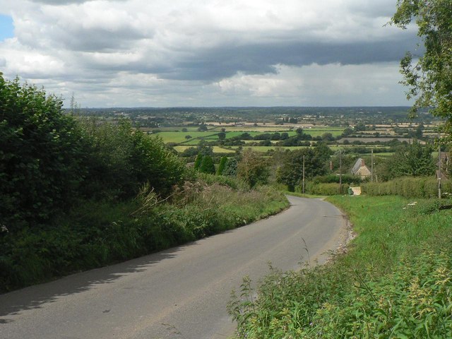 The view to the North Wiltshire Plain from Wick Hill
