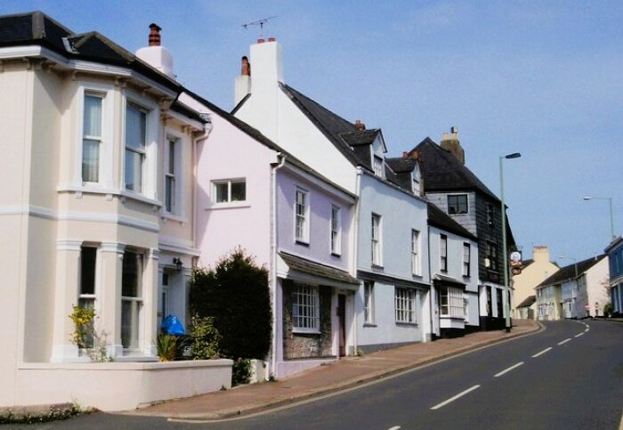 A typical Totnes street