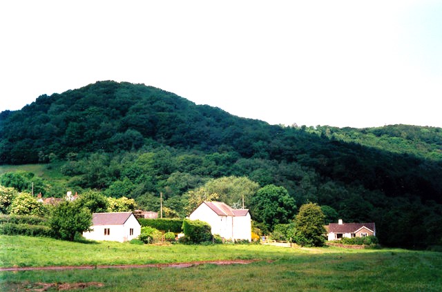 Cottages and countryside of Whitebrook