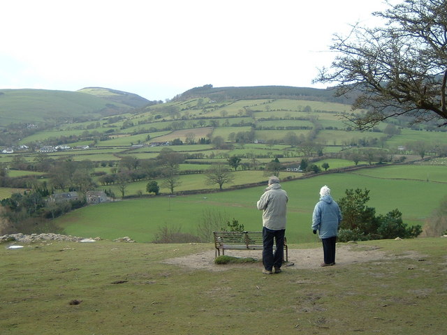 Countryside view from Loggerheads Country Park