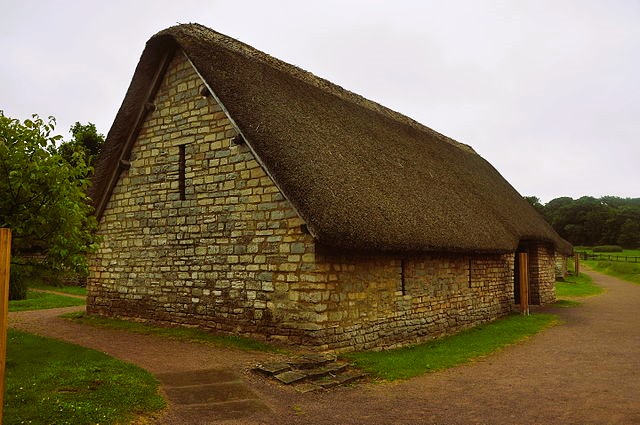 A building in Cosmeston Medieval Village