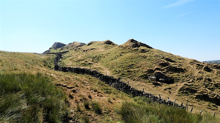 South west flank of Chrome Hill