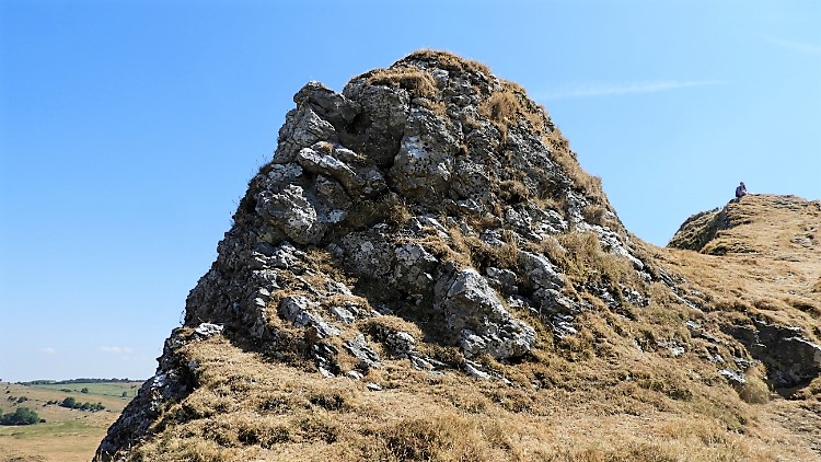 The limestone tower of Parkhouse Hill