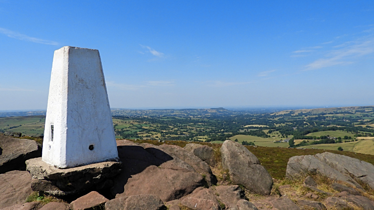 Roaches Trig Point, 505 metres