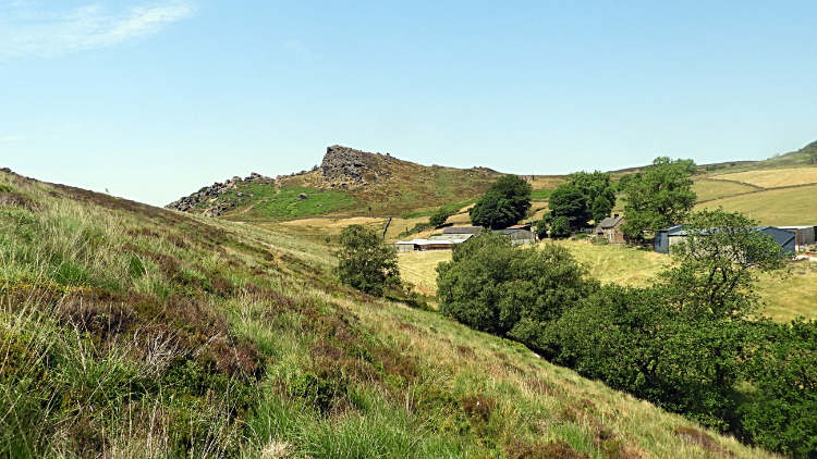 View to Ferny Knowl and Ramshaw Rocks