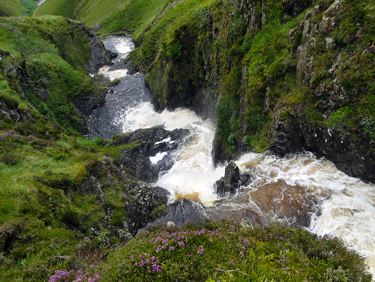 Grey Mare's Tail seen from above