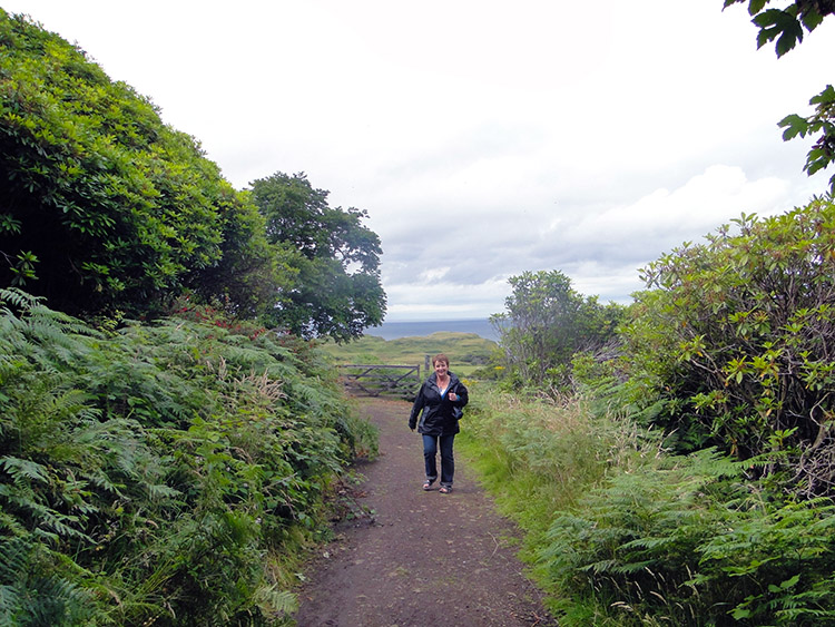 Walking from Glengorm Castle