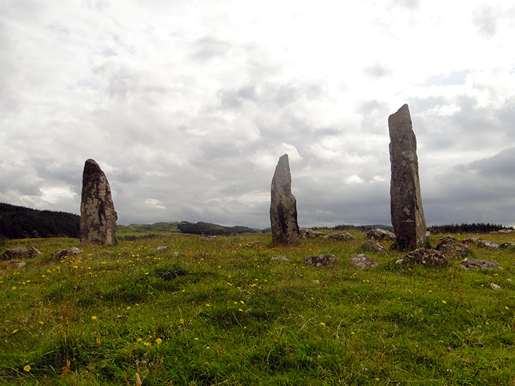 Standing Stones near Glengorm Castle