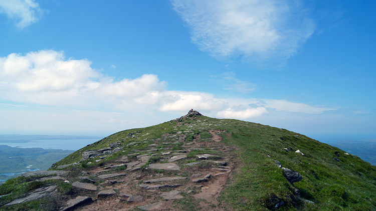 Approaching the summit